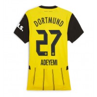 Camiseta Borussia Dortmund Karim Adeyemi #27 Primera Equipación para mujer 2024-25 manga corta